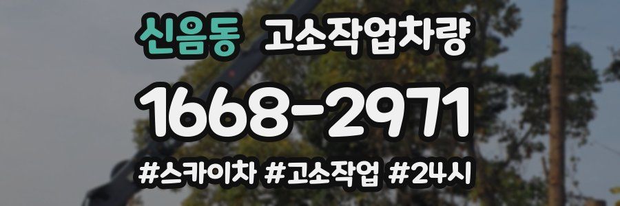 신음동 고소작업차량