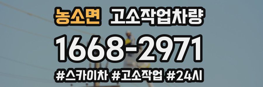 농소면 고소작업차량