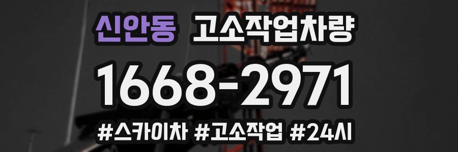 신안동 고소작업차량