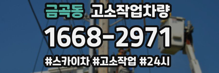 금곡동 고소작업차량