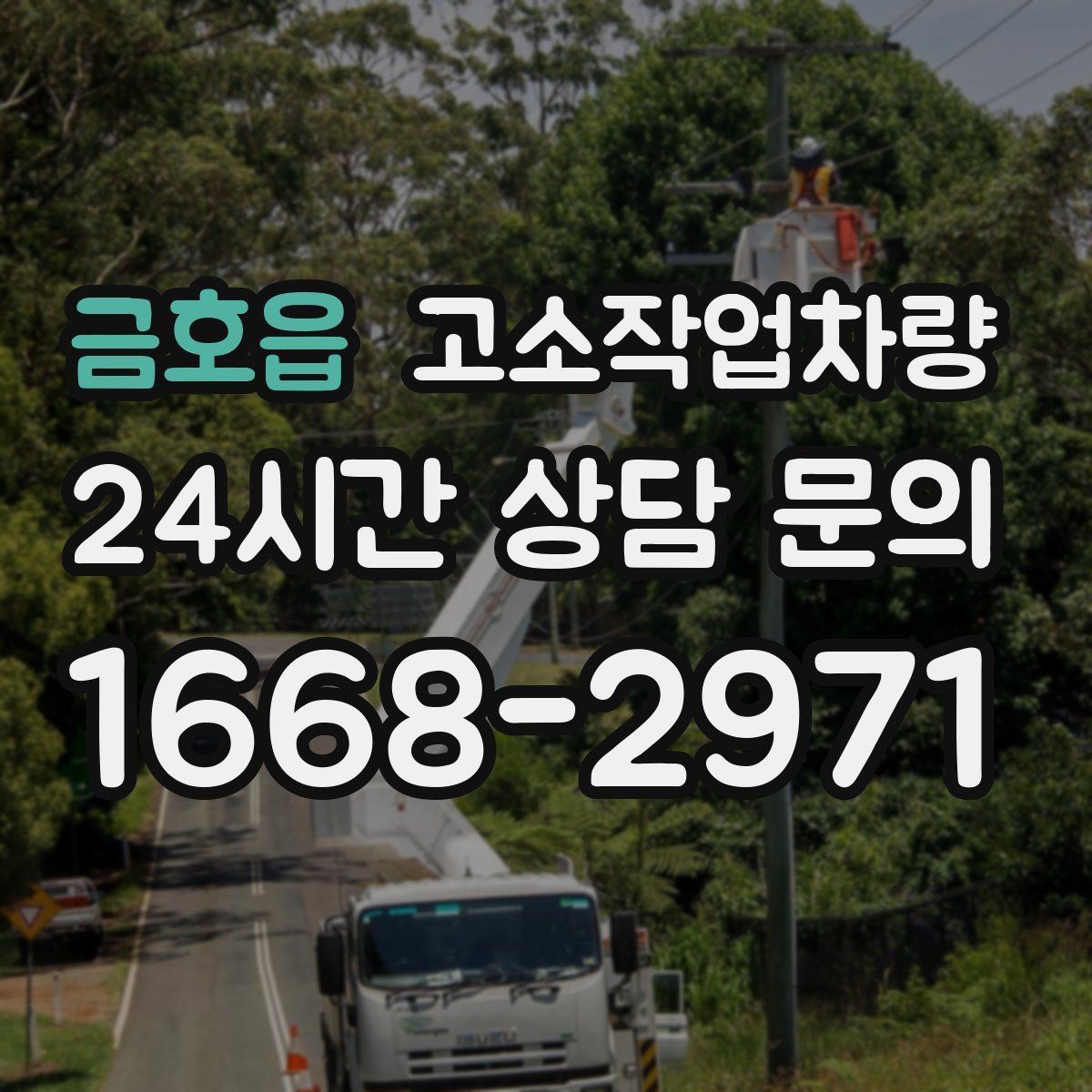 금호읍 고소작업차량