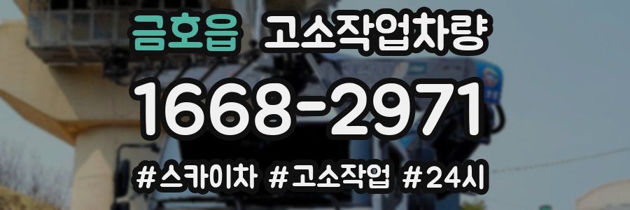 금호읍 고소작업차량