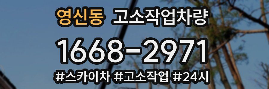 영신동 고소작업차량
