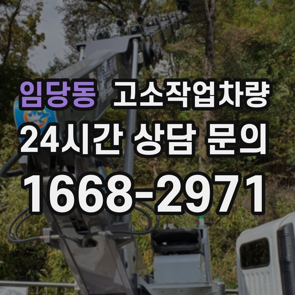 임당동 고소작업차량