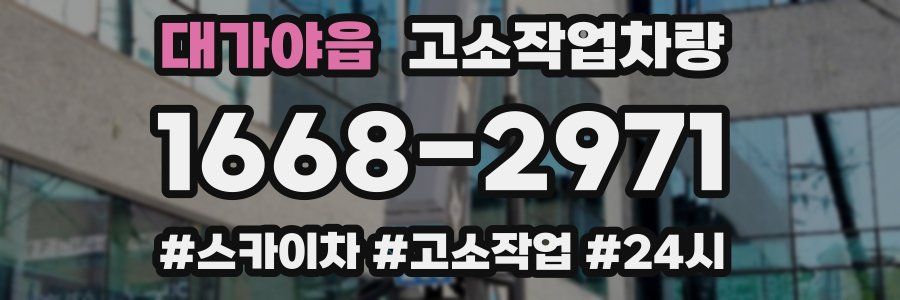 대가야읍 고소작업차량