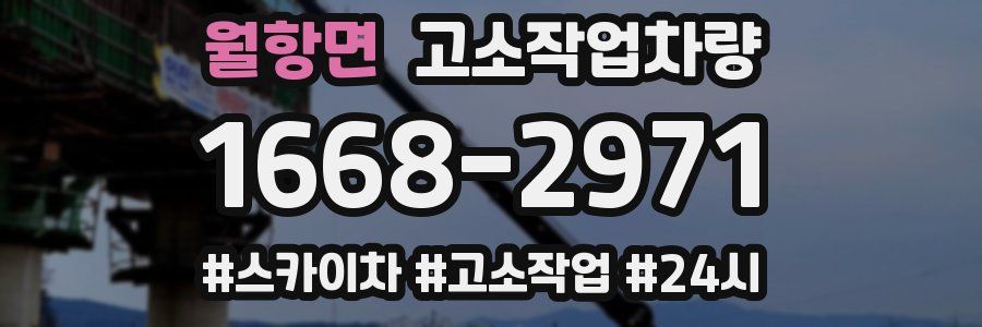 월항면 고소작업차량