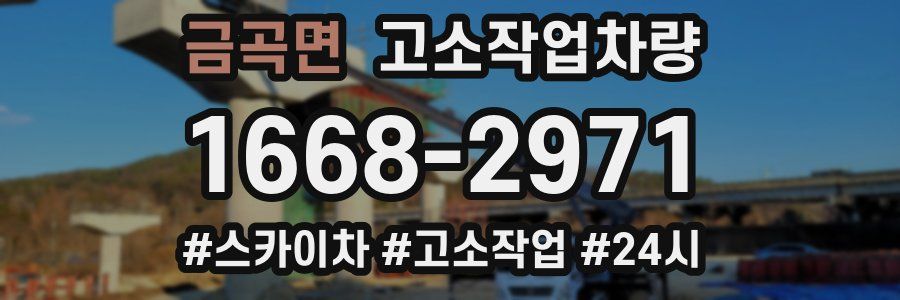 금곡면 고소작업차량