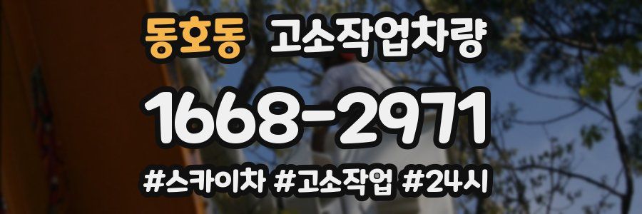동호동 고소작업차량