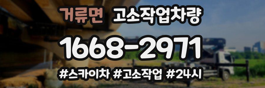 거류면 고소작업차량
