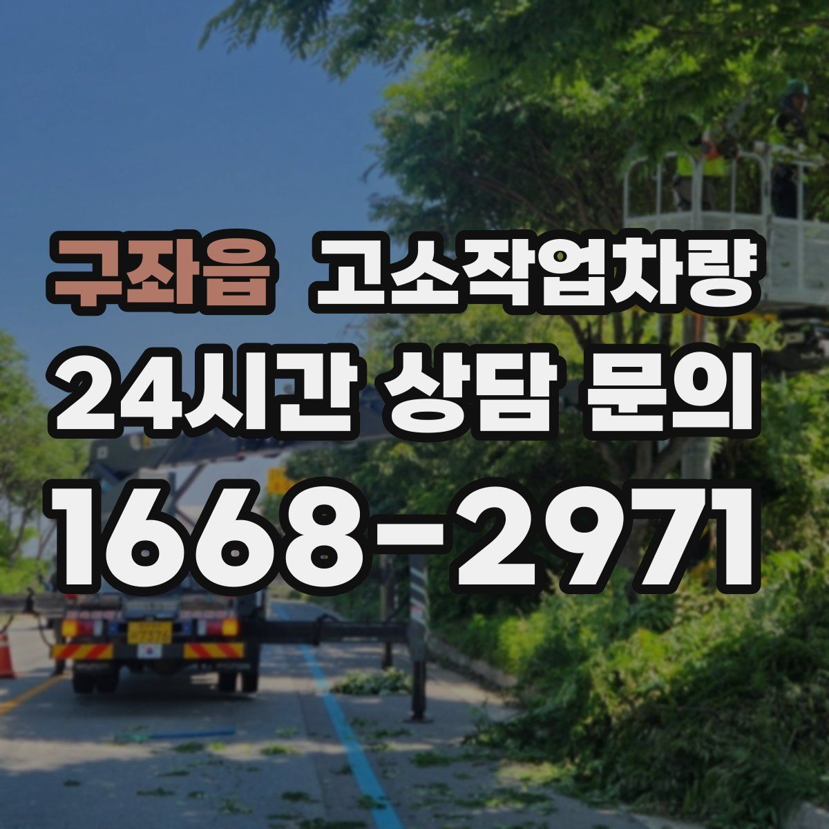 구좌읍 고소작업차량