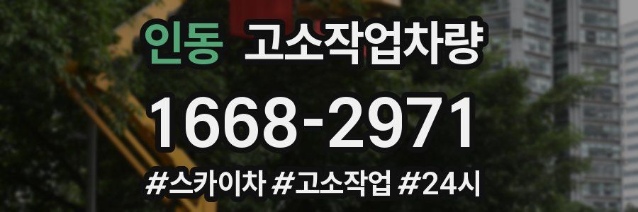인동 고소작업차량