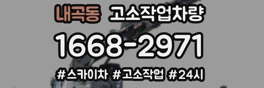 내곡동 고소작업차량