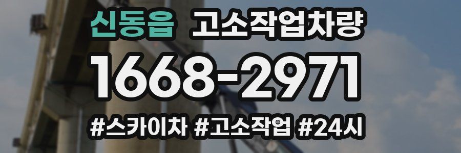 신동읍 고소작업차량