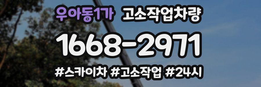 우아동1가 고소작업차량