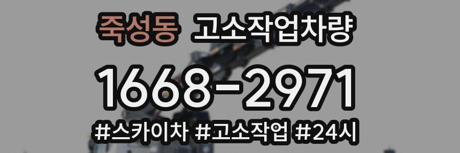 죽성동 고소작업차량