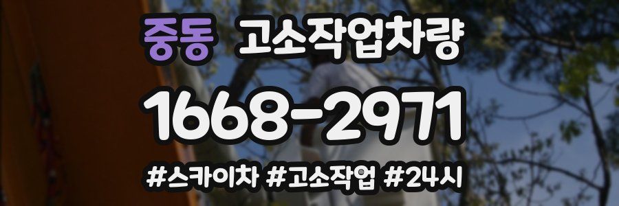 중동 고소작업차량