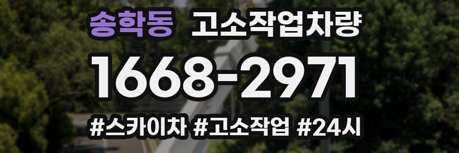 송학동 고소작업차량