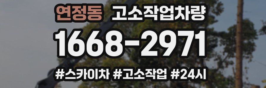 연정동 고소작업차량