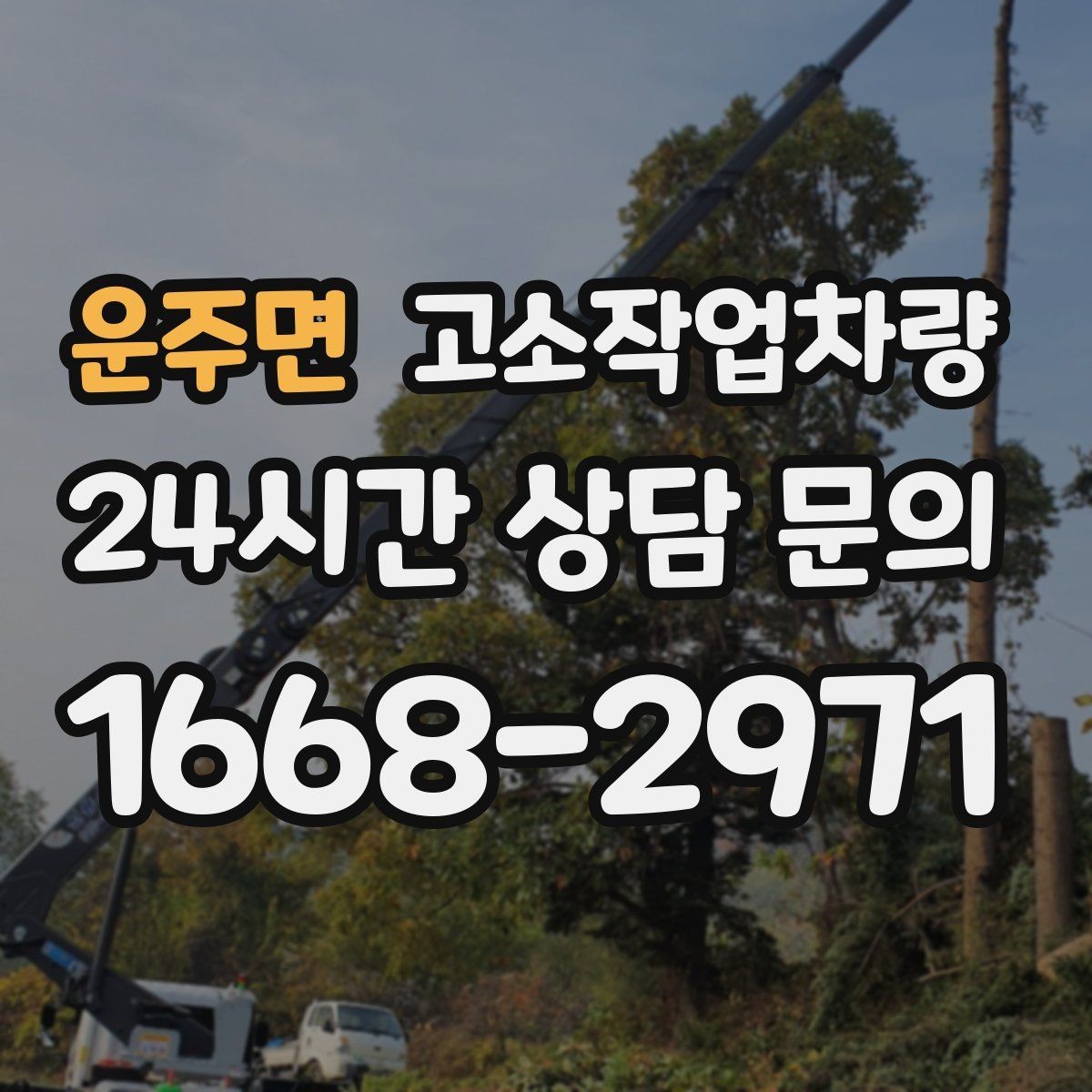운주면 고소작업차량 계약 시 자주 묻는 사항
