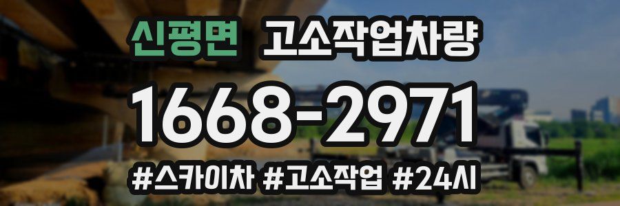 신평면 고소작업차량