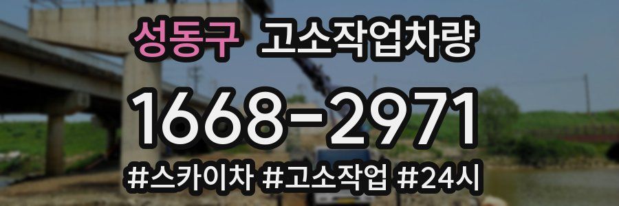 성동구 고소작업차량