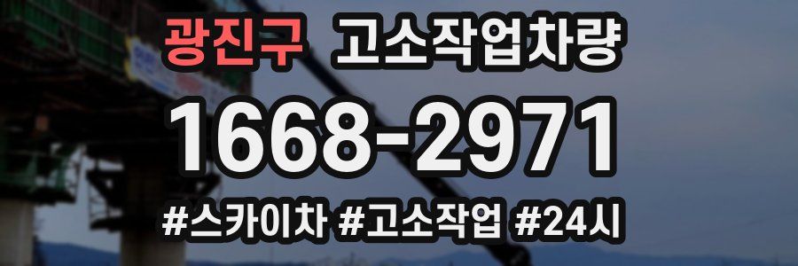광진구 고소작업차량