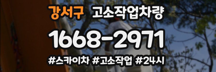 강서구 고소작업차량
