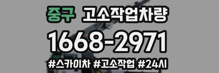 중구 고소작업차량