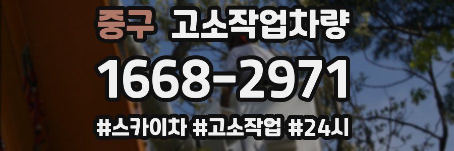 중구 고소작업차량