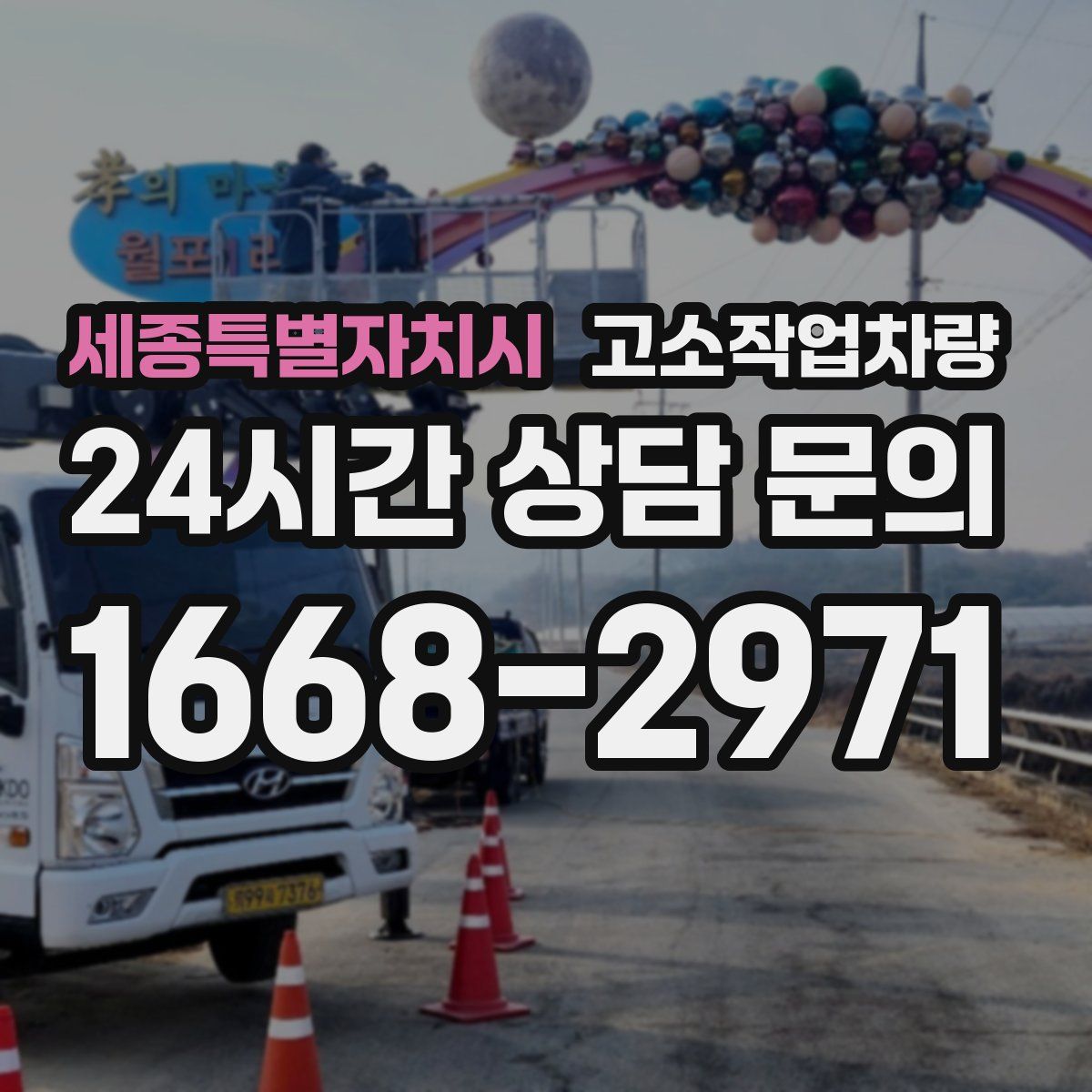 세종특별자치시 고소작업차량