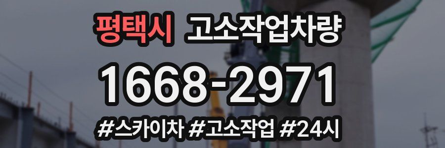 평택시 고소작업차량