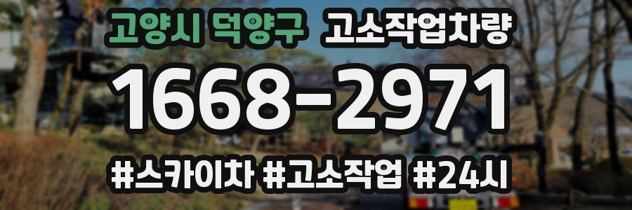 고양시 덕양구 고소작업차량