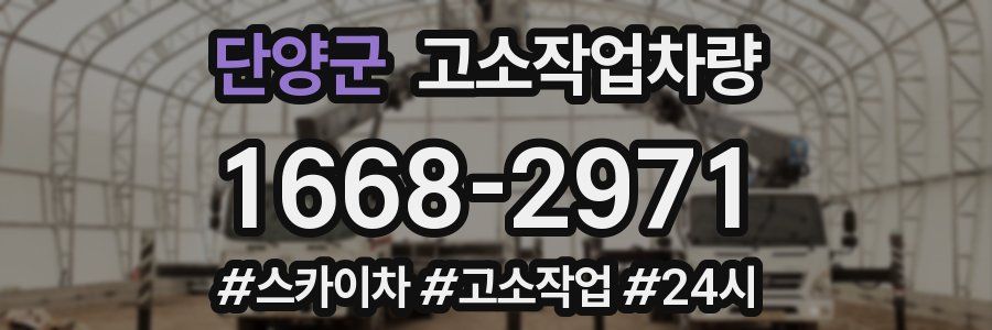 단양군 고소작업차량