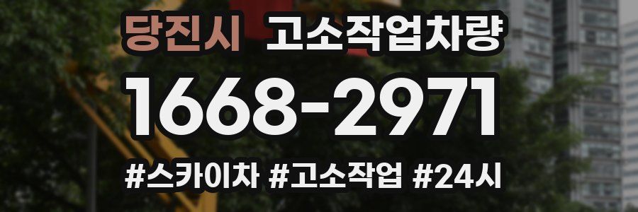 당진시 고소작업차량