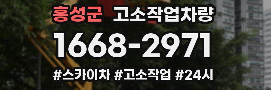 홍성군 고소작업차량