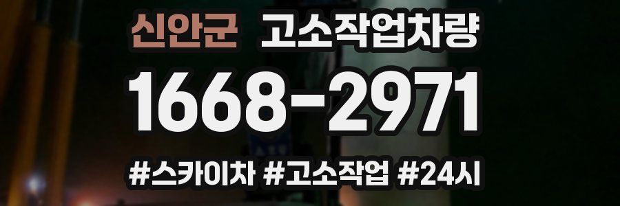 신안군 고소작업차량