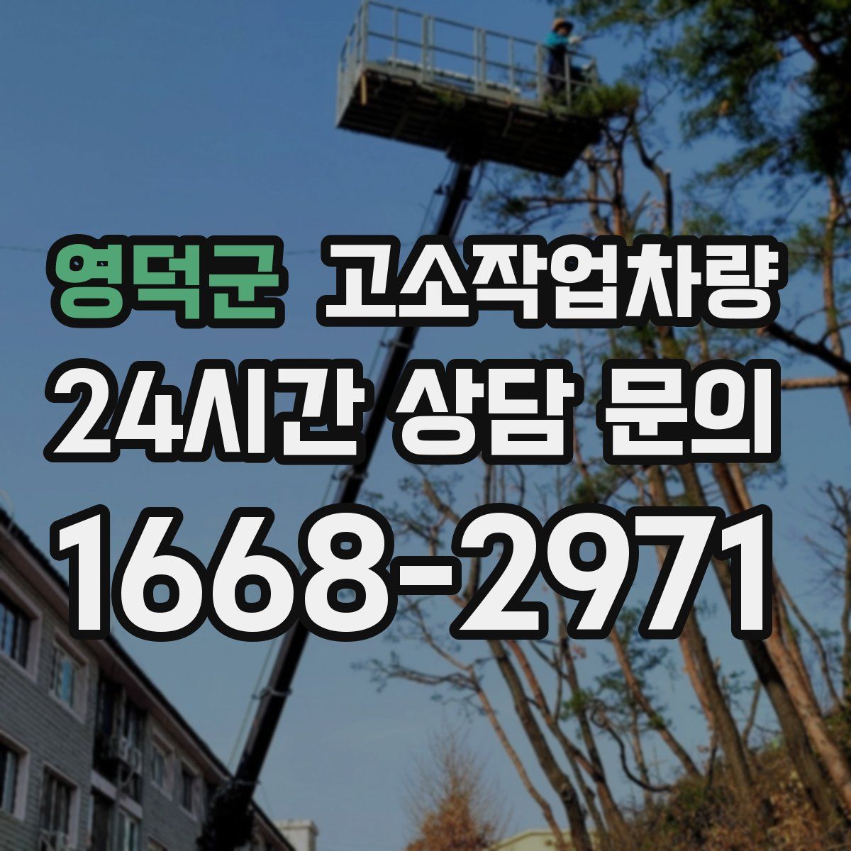 영덕군 고소작업차량