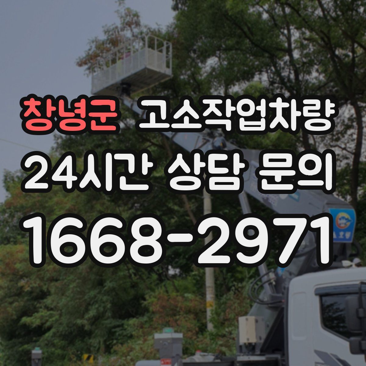 창녕군 고소작업차량