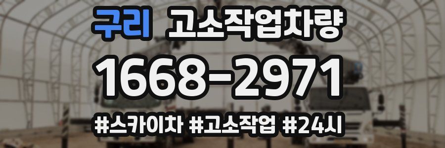 구리 고소작업차량