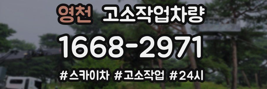 영천 고소작업차량