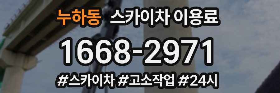 누하동 스카이차 이용료