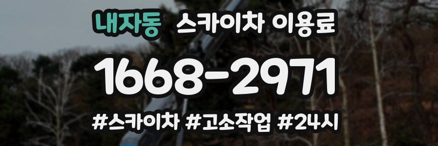 내자동 스카이차 이용료