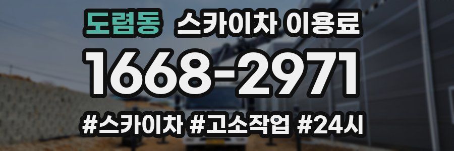 도렴동 스카이차 이용료