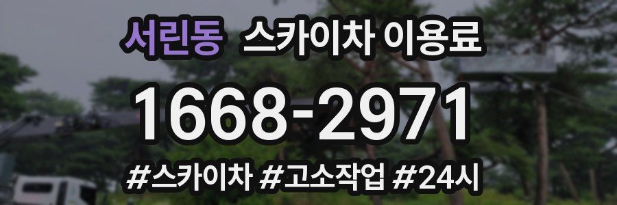 서린동 스카이차 이용료