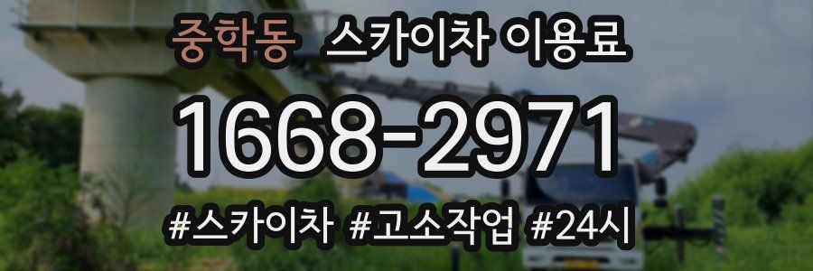중학동 스카이차 이용료