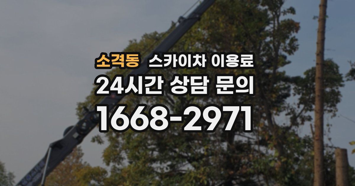 소격동 스카이차 이용료