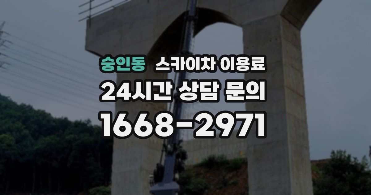 숭인동 스카이차 이용료