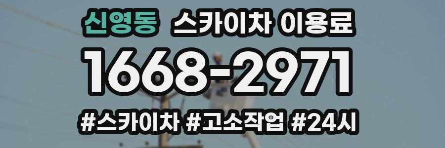 신영동 스카이차 이용료