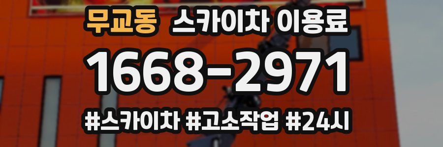 무교동 스카이차 이용료