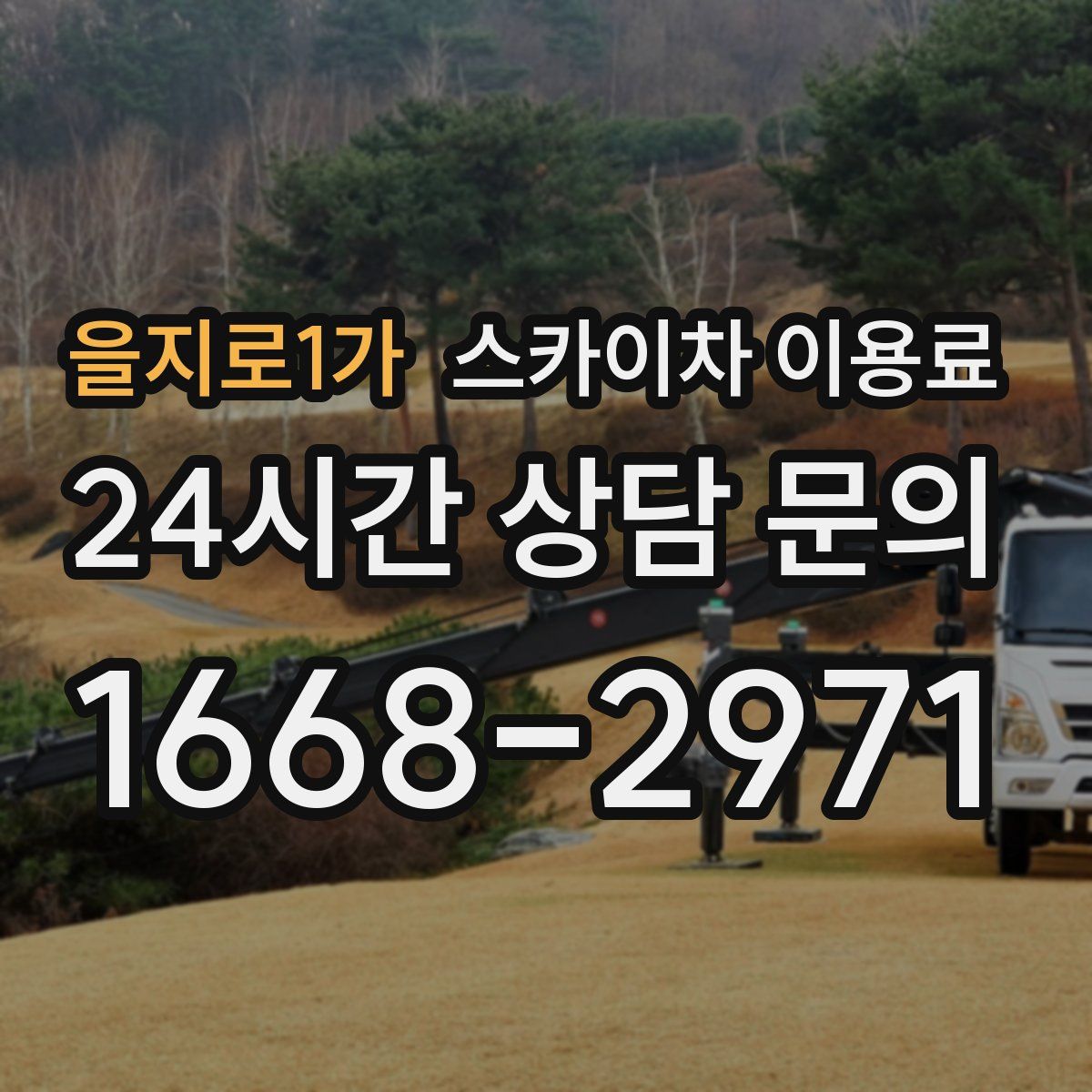 을지로1가 스카이차 이용료
